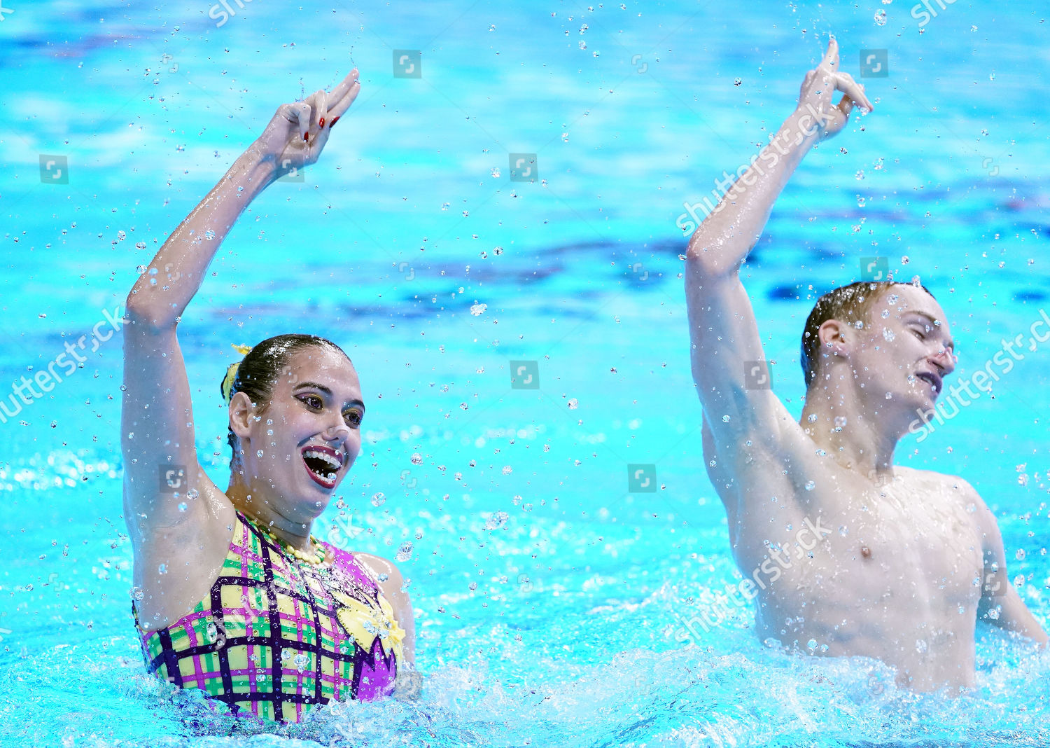 Mixed Duet Free Final Mayya Gurbanberdieva Editorial Stock Photo