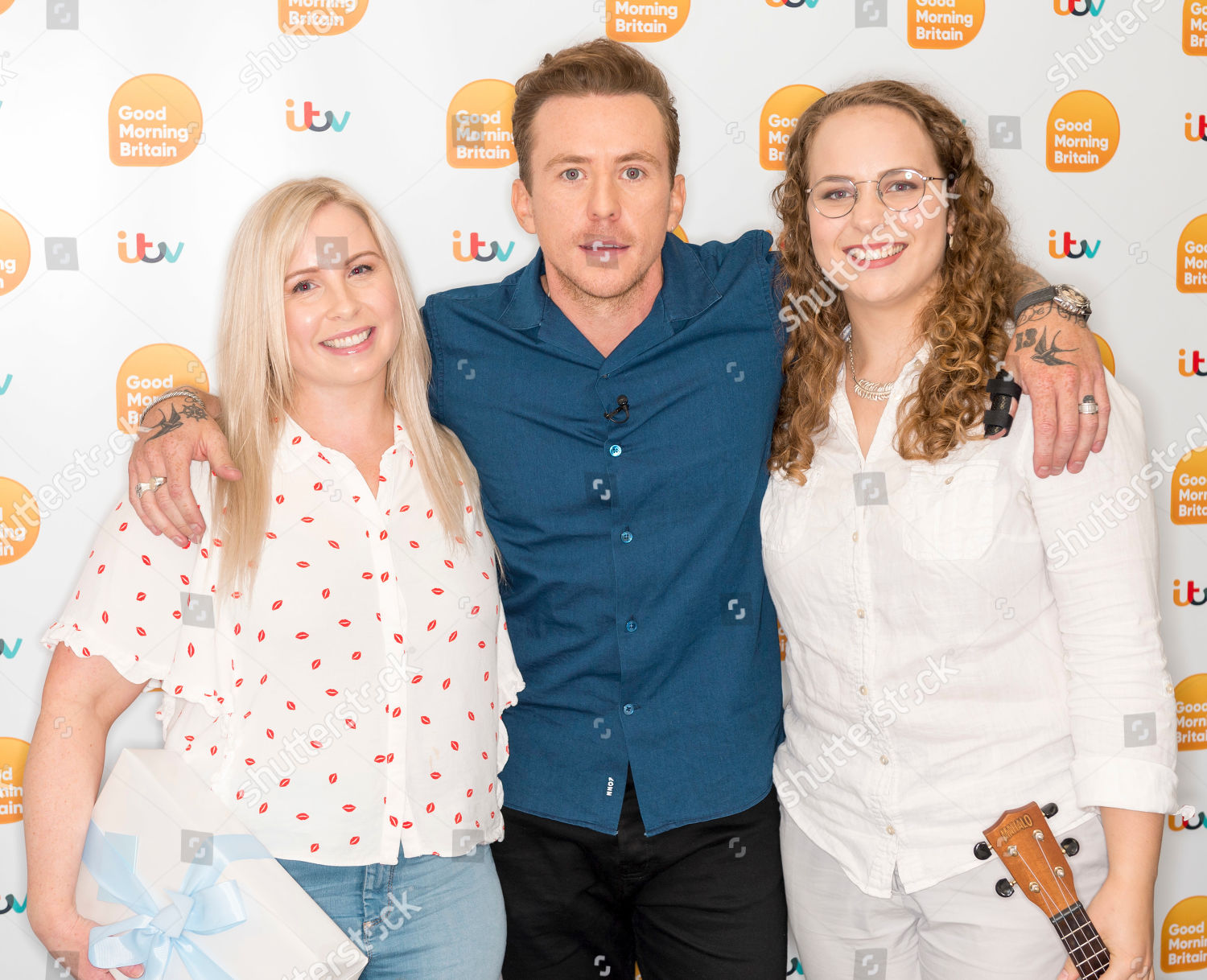 Gemma Vickerage Danny Jones Beth Porch Editorial Stock Photo Stock