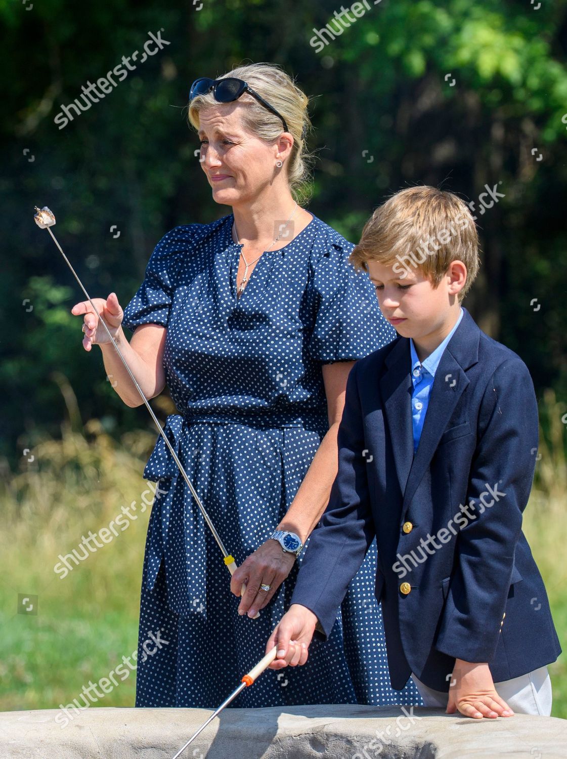 Sophie Countess Wessex James Viscount Severn Wild Redaktionelles Stockfoto Stockbild Shutterstock