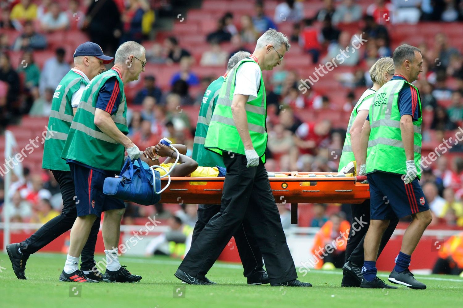 Danielle Carter Arsenal Women Stretchered Off Editorial Stock Photo 