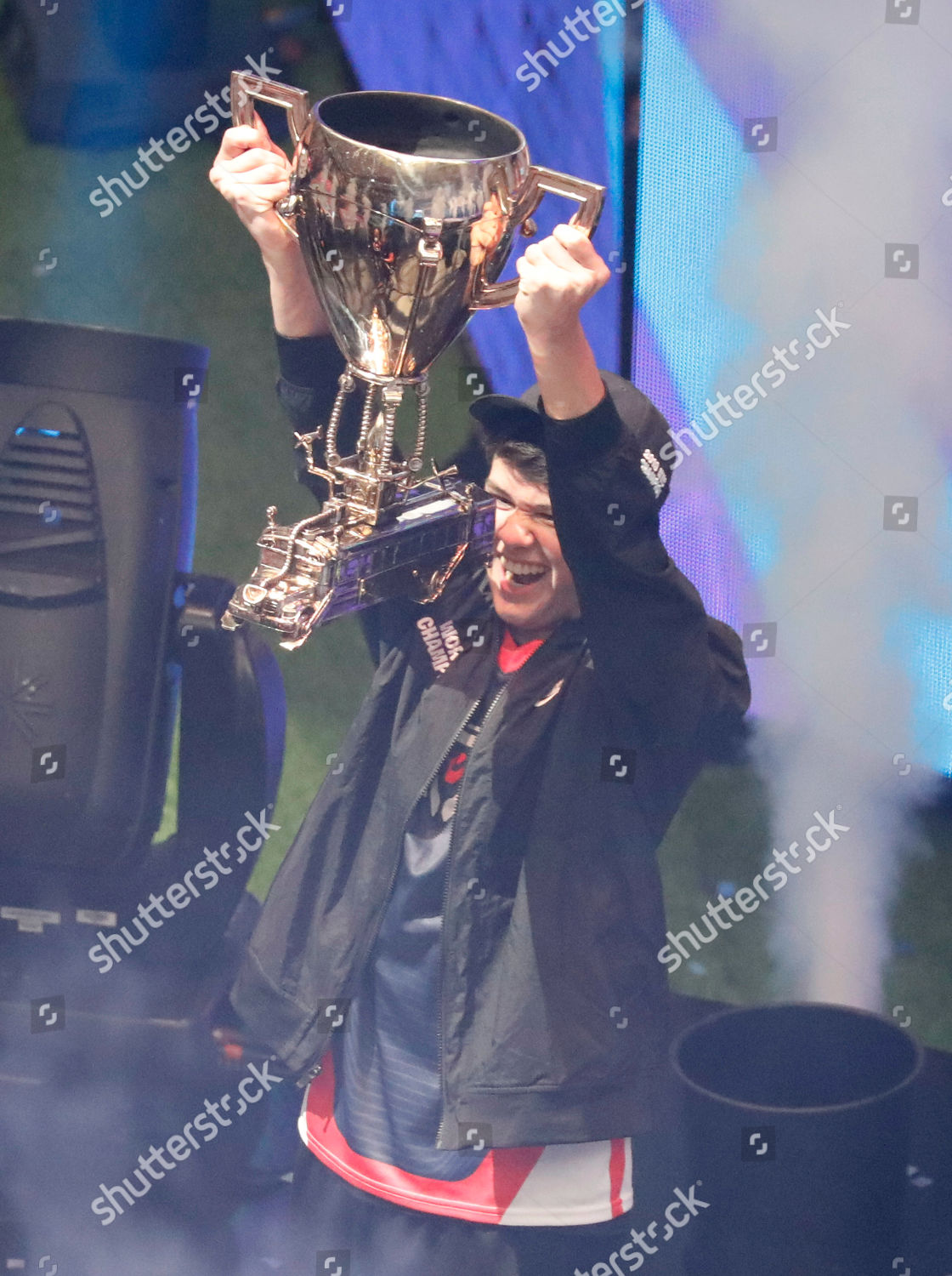 Us Player Bugha Celebrates Fortnite Championship Editorial Stock Photo   Shutterstock 10349112g 