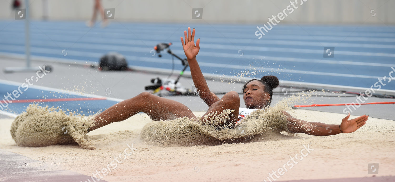 Michelle Atherley Competes Womens Heptathlon Long Editorial Stock Photo ...