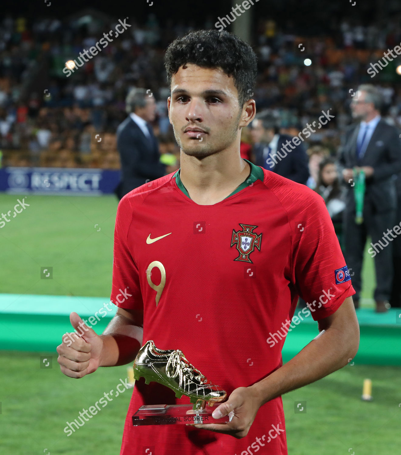 Portugals Goncalo Ramos Reacts After Receiving Golden Editorial Stock Photo Stock Image Shutterstock