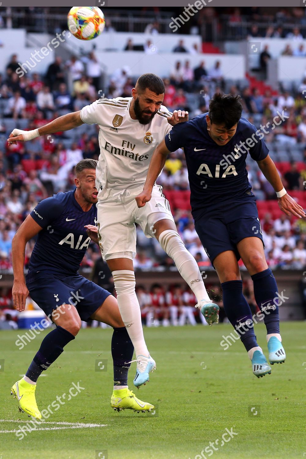 Daniel Carvajal Real Madrid Son Heungmin Tottenham Editorial Stock Photo Stock Image Shutterstock