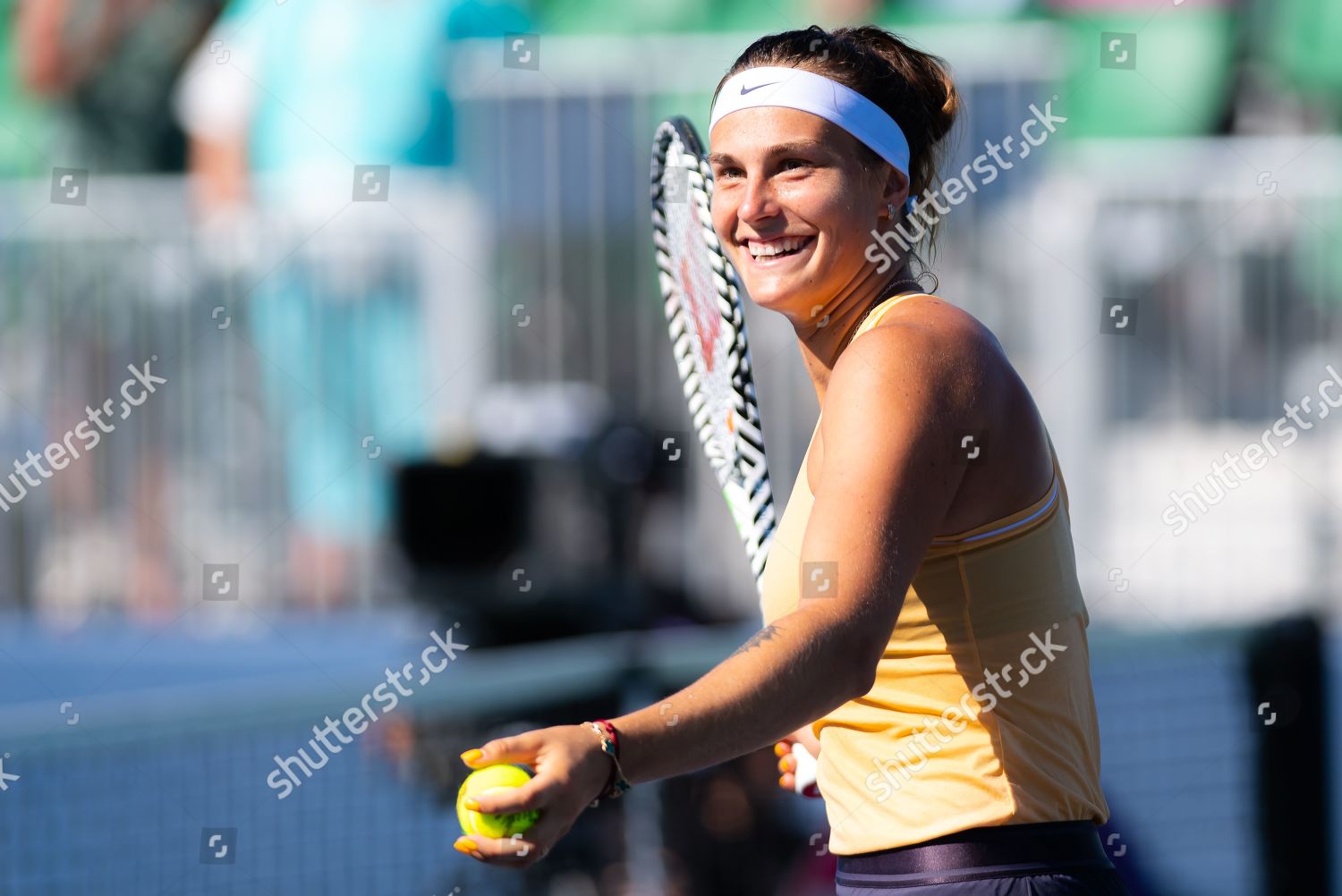 Aryna Sabalenka Belarus After Winning Her Editorial Stock Photo - Stock ...