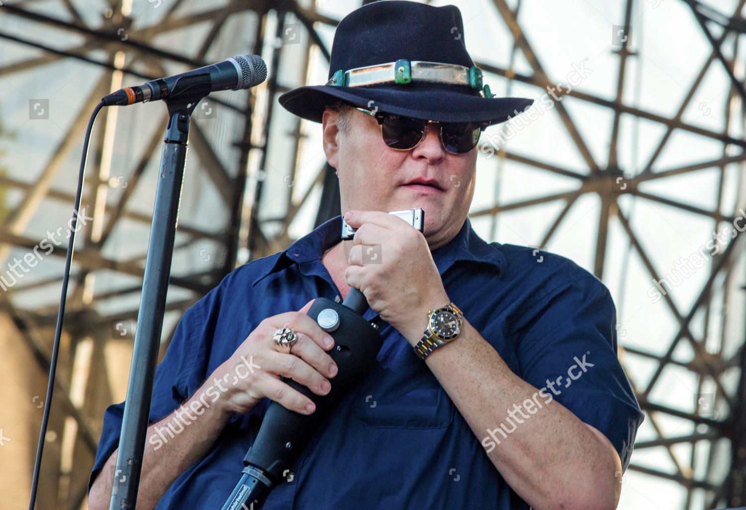 Blues Traveler John Popper Editorial Stock Photo - Stock Image