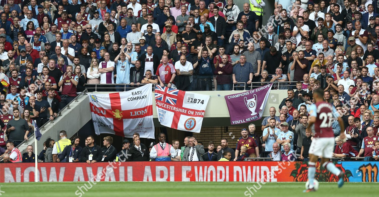 Fans Aston Villa Display Flags Editorial Stock Photo Stock Image fans-aston-villa-display-flags-editorial-stock-photo-stock-image