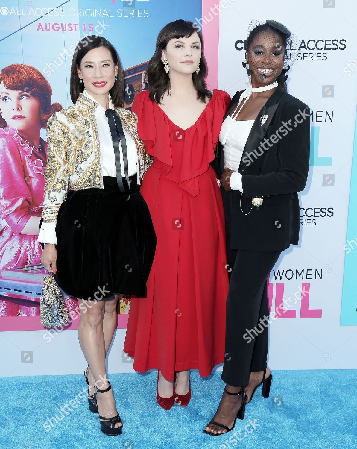 Lucy Liu Ginnifer Goodwin Kirby Howellbaptiste Editorial Stock Photo