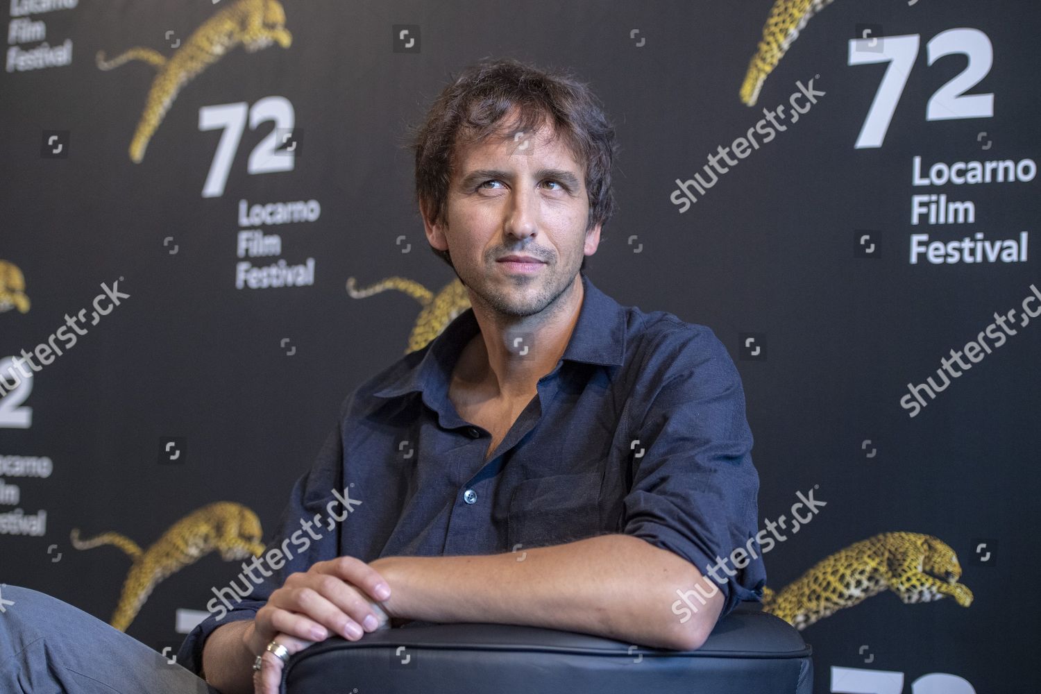 French Director Stephane Demoustier Poses During Editorial Stock Photo ...