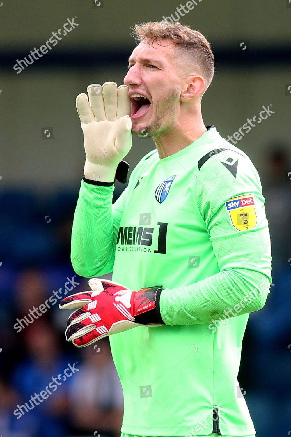 Gillingham Goalkeeper Jack Bonham During Gillingham Editorial Stock ...