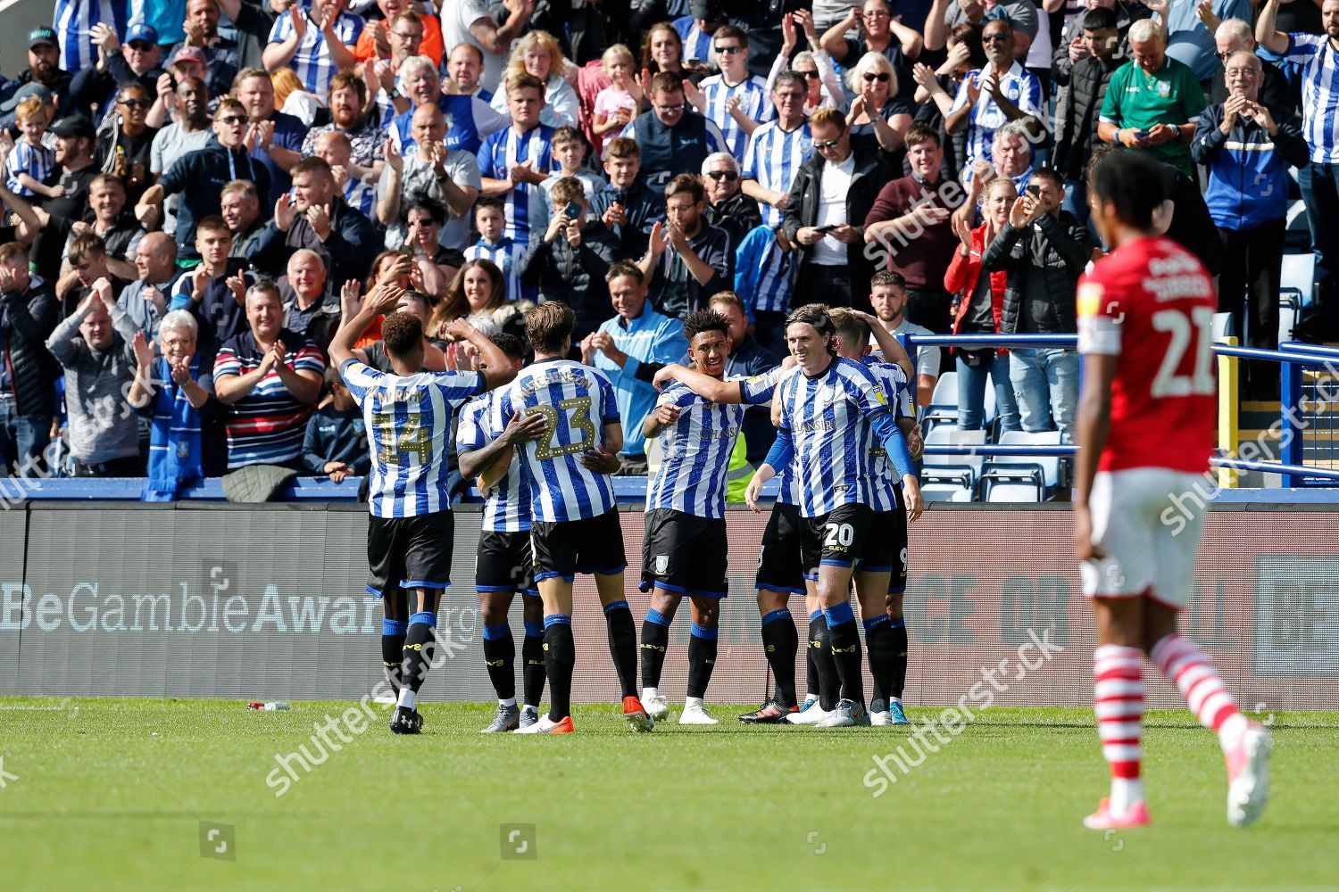 Steven Fletcher Sheffield Wednesday Celebrates Scoring Editorial Stock ...