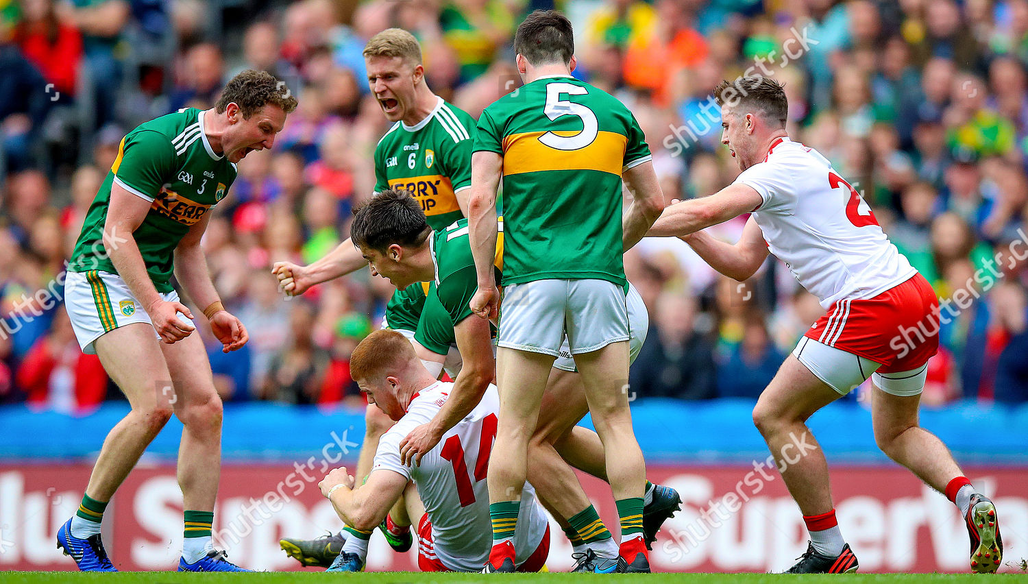 Kerry Vs Tyrone Kerrys Tadhg Morley Editorial Stock Photo Stock Image