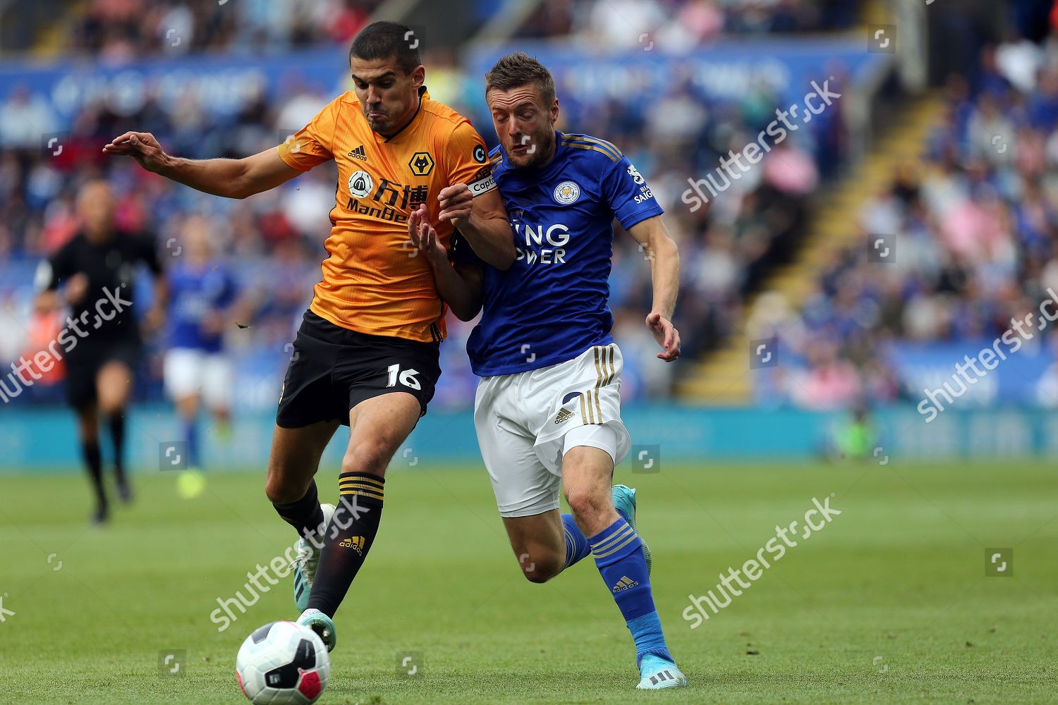 Jamie Vardy Leicester City Conor Coady Editorial Stock Photo Stock