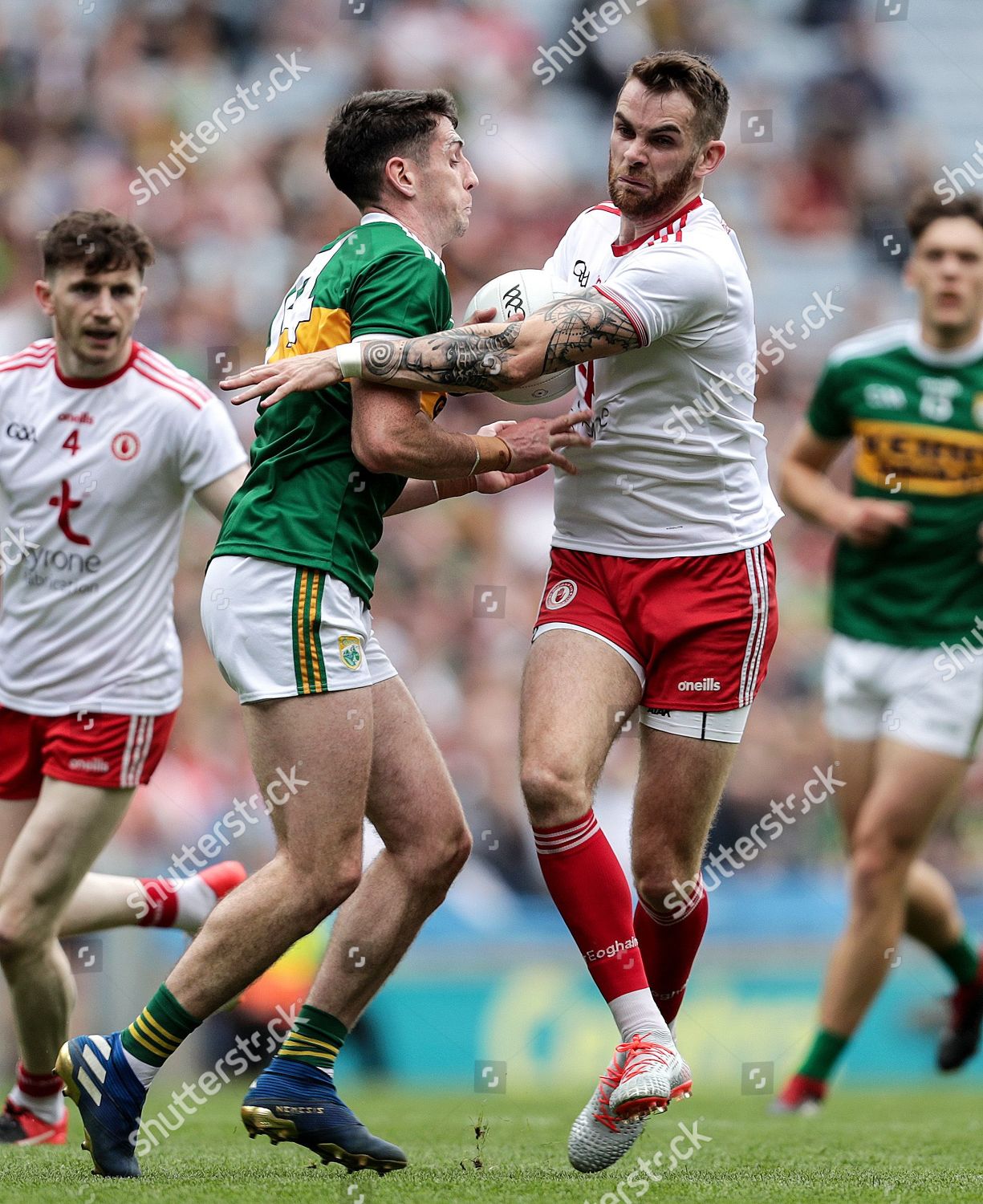 Kerry Vs Tyrone Tyrones Ronan Mcnamee Editorial Stock Photo Stock