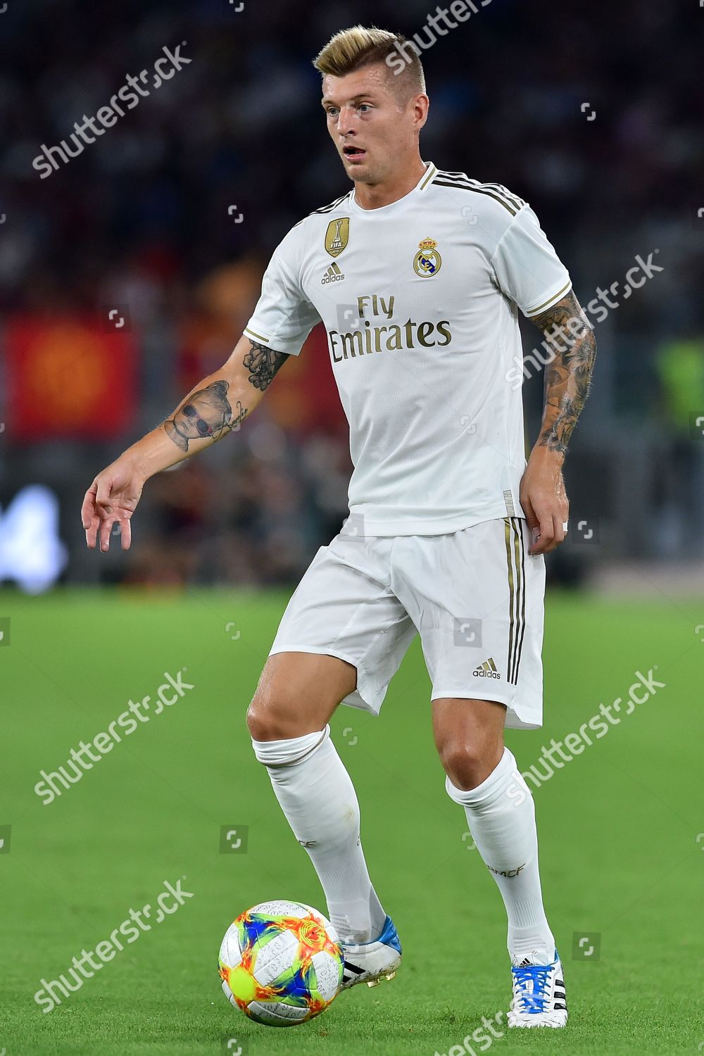 Toni Kroos of Real Madrid during the Real Madrid vs AS Roma