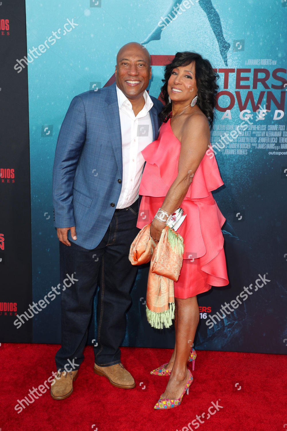 Byron Allen Carolyn Folks Editorial Stock Photo Stock Image