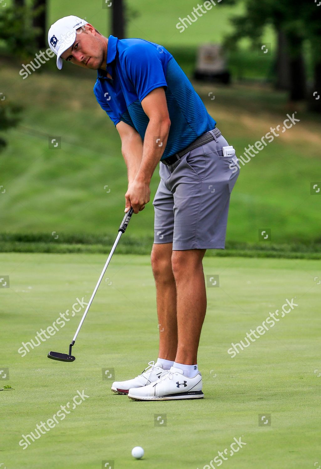 Jordan Spieth Us Putts On Fifth Green Editorial Stock Photo Stock Image Shutterstock