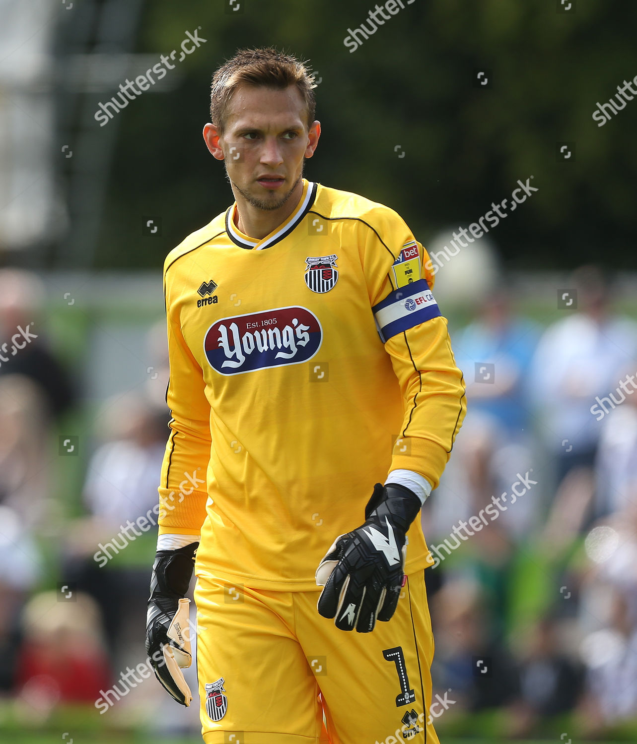 Goalkeeper James Mckeown Grimsby Town Editorial Stock Photo - Stock ...