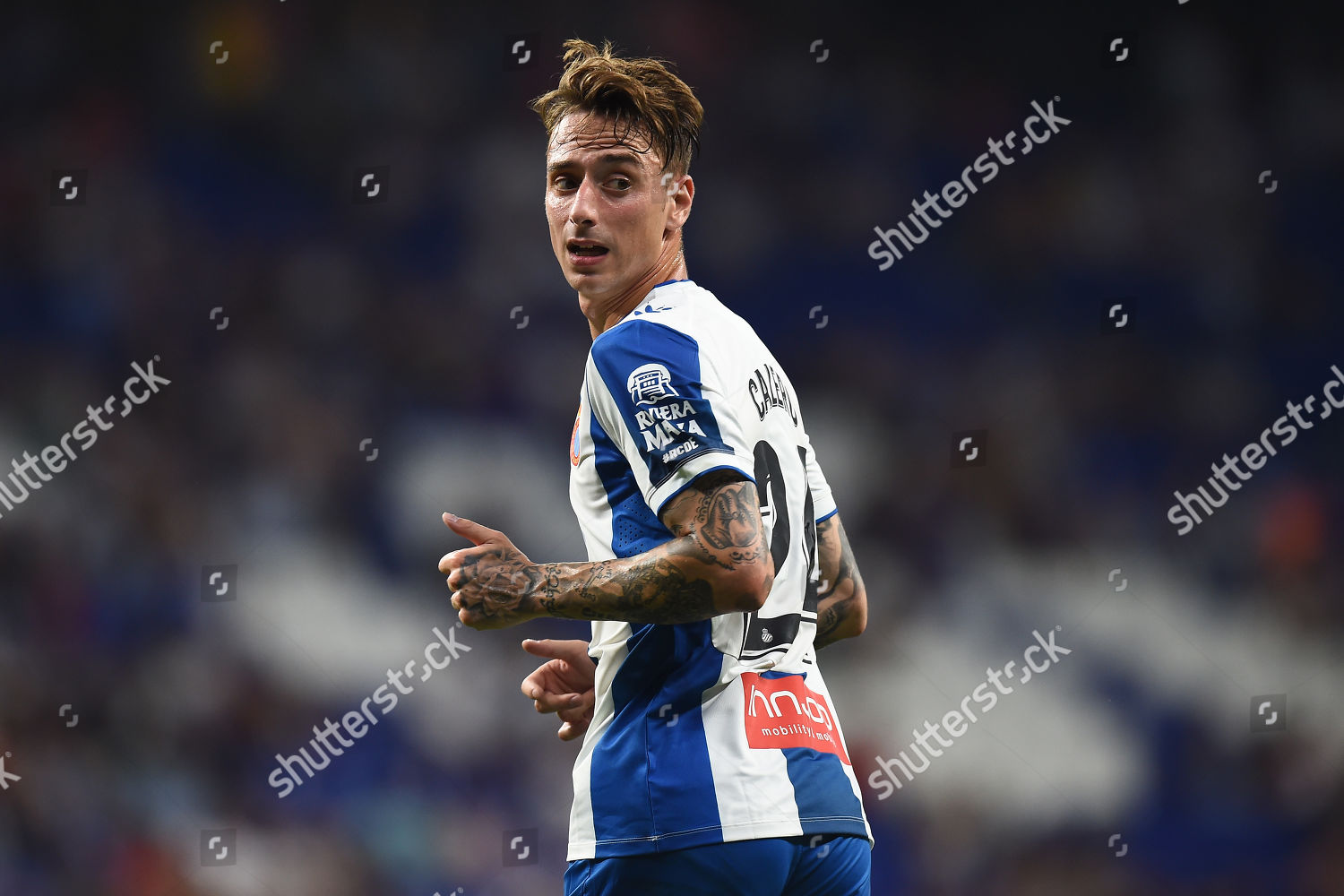 Fernando Calero Rcd Espanyol Editorial Stock Photo - Stock Image ...