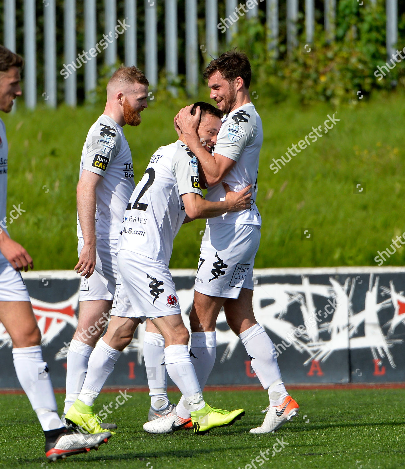 Cliftonville Vs Crusaders Crusaders Paul Heatley Editorial Stock Photo