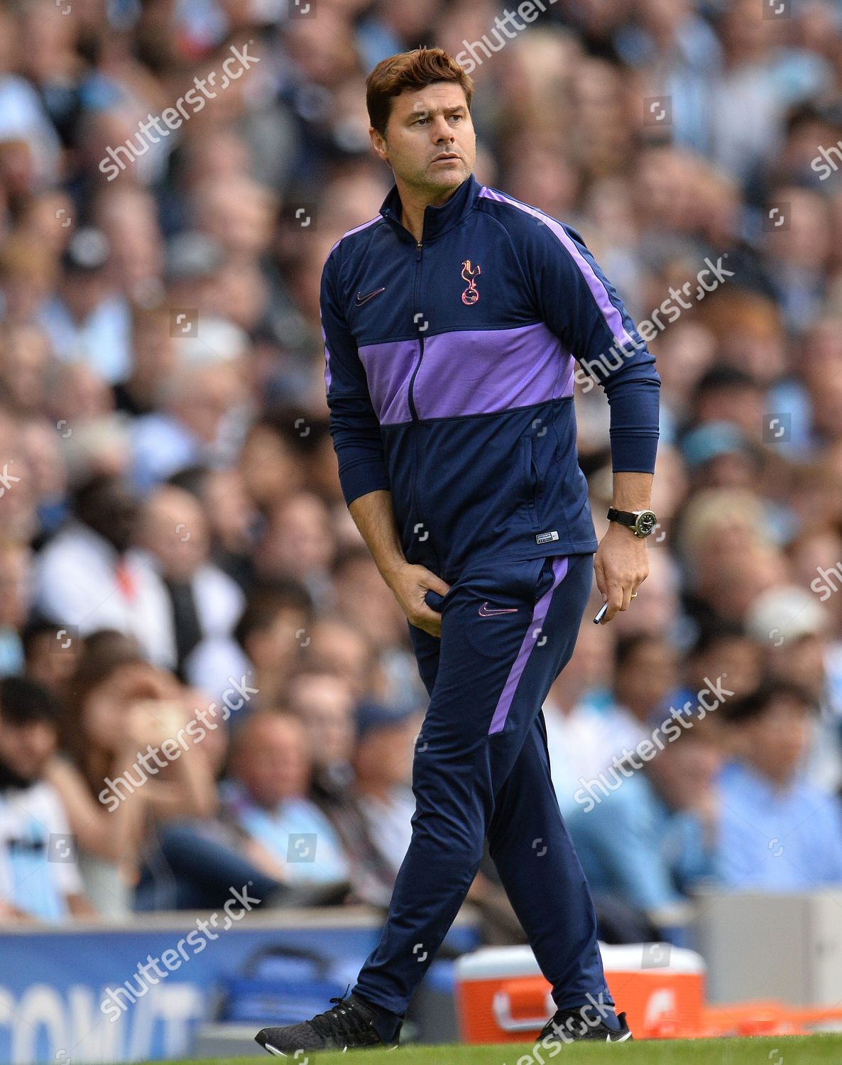 Tottenham Hotspur Manager Mauricio Pochettino Reacts Editorial Stock ...