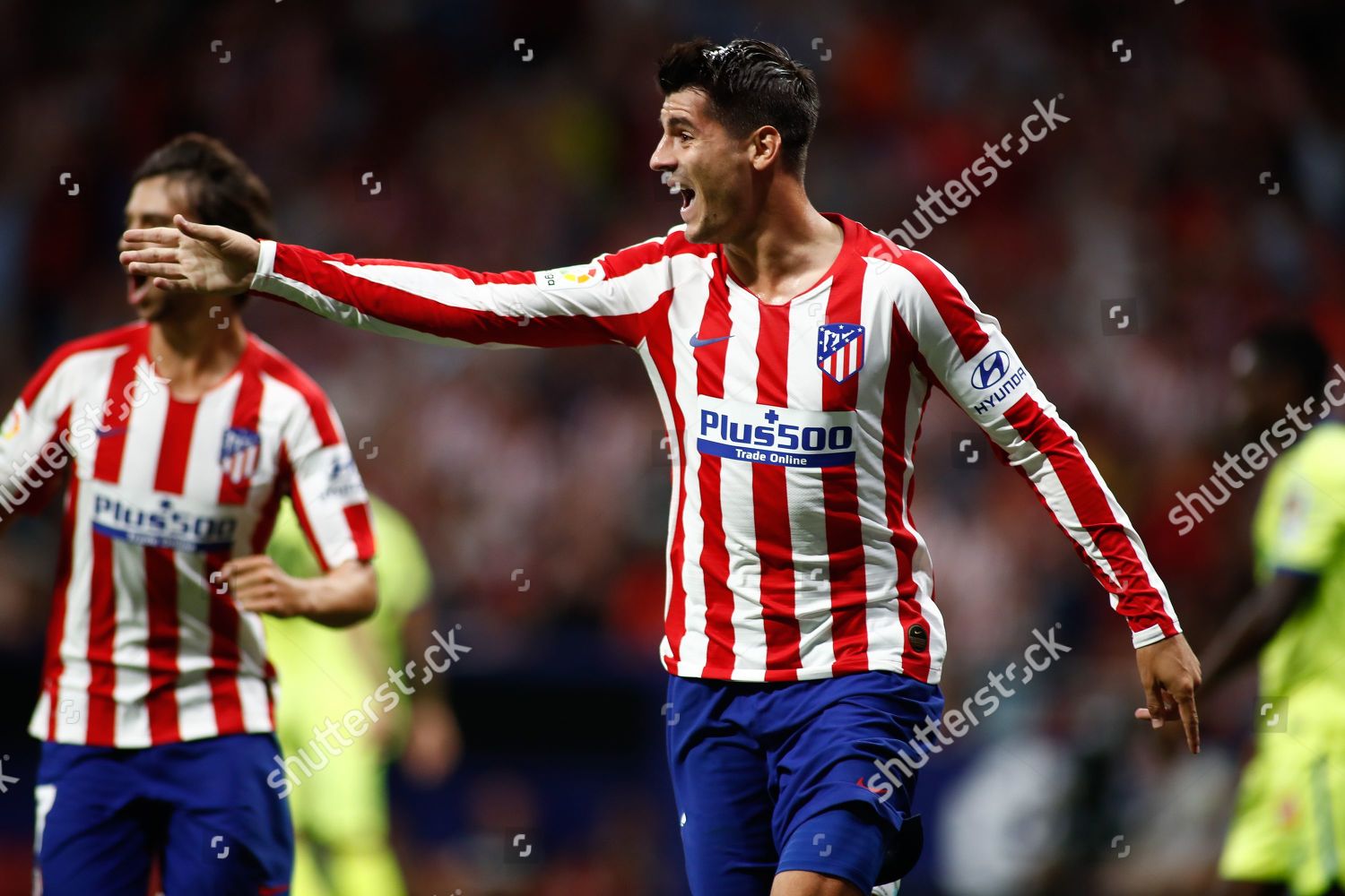 Alvaro Morata Atletico Madrid Celebrates Goal Editorial Stock Photo ...