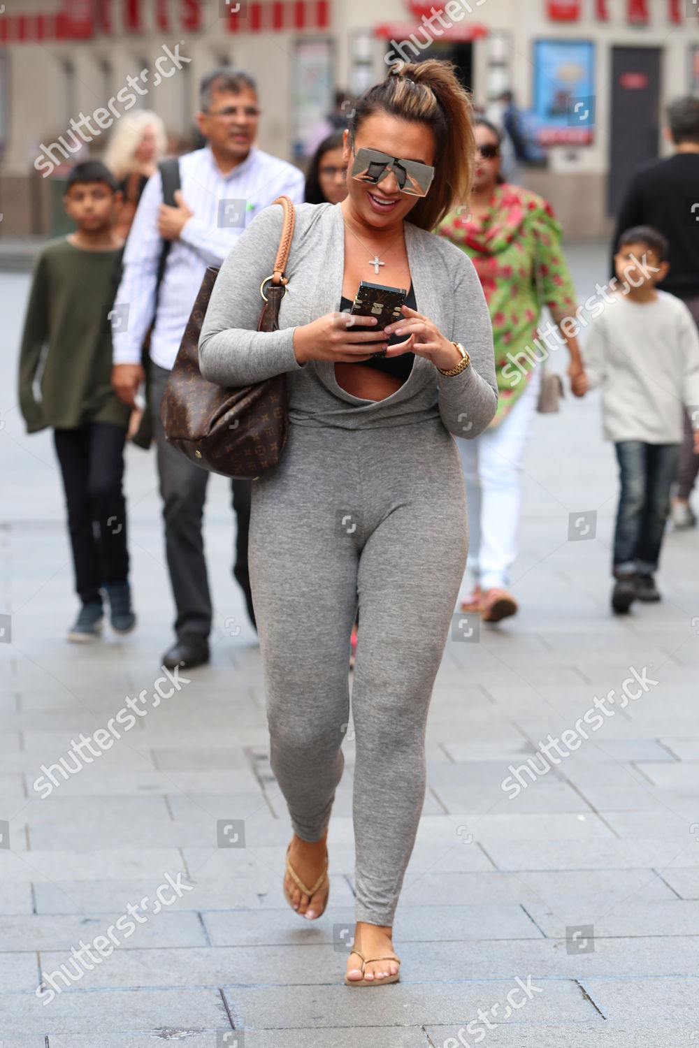 Lauren Goodger Heart Radio Global House Editorial Stock Photo - Stock Image