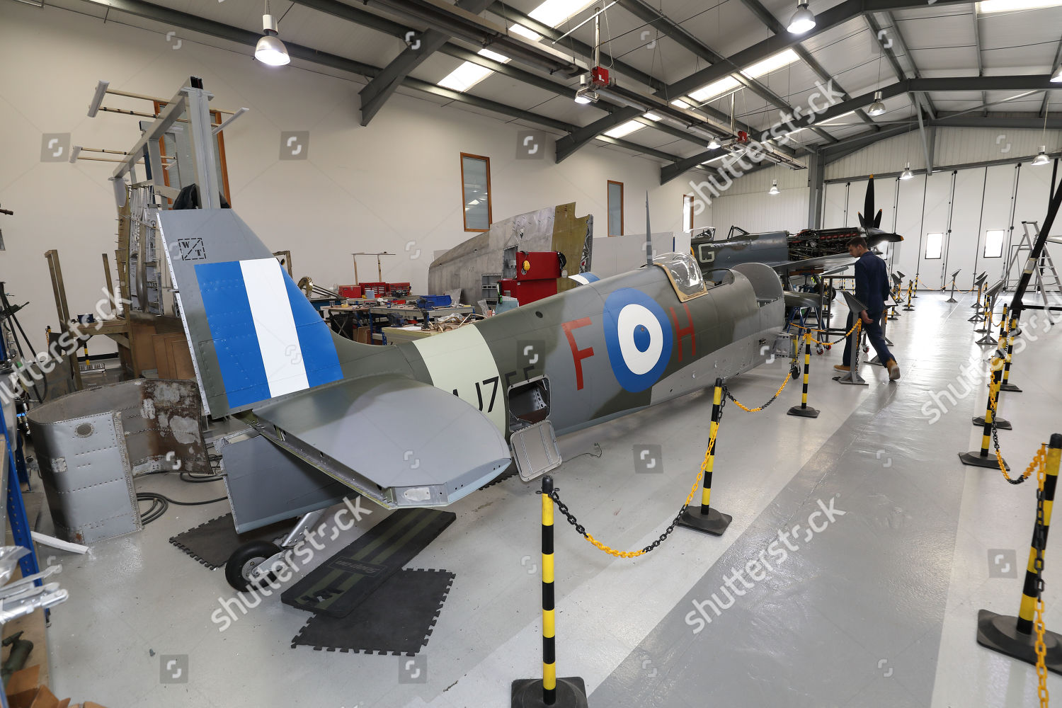 Spitfire Biggin Hill Heritage Hangar Editorial Stock Photo - Stock ...