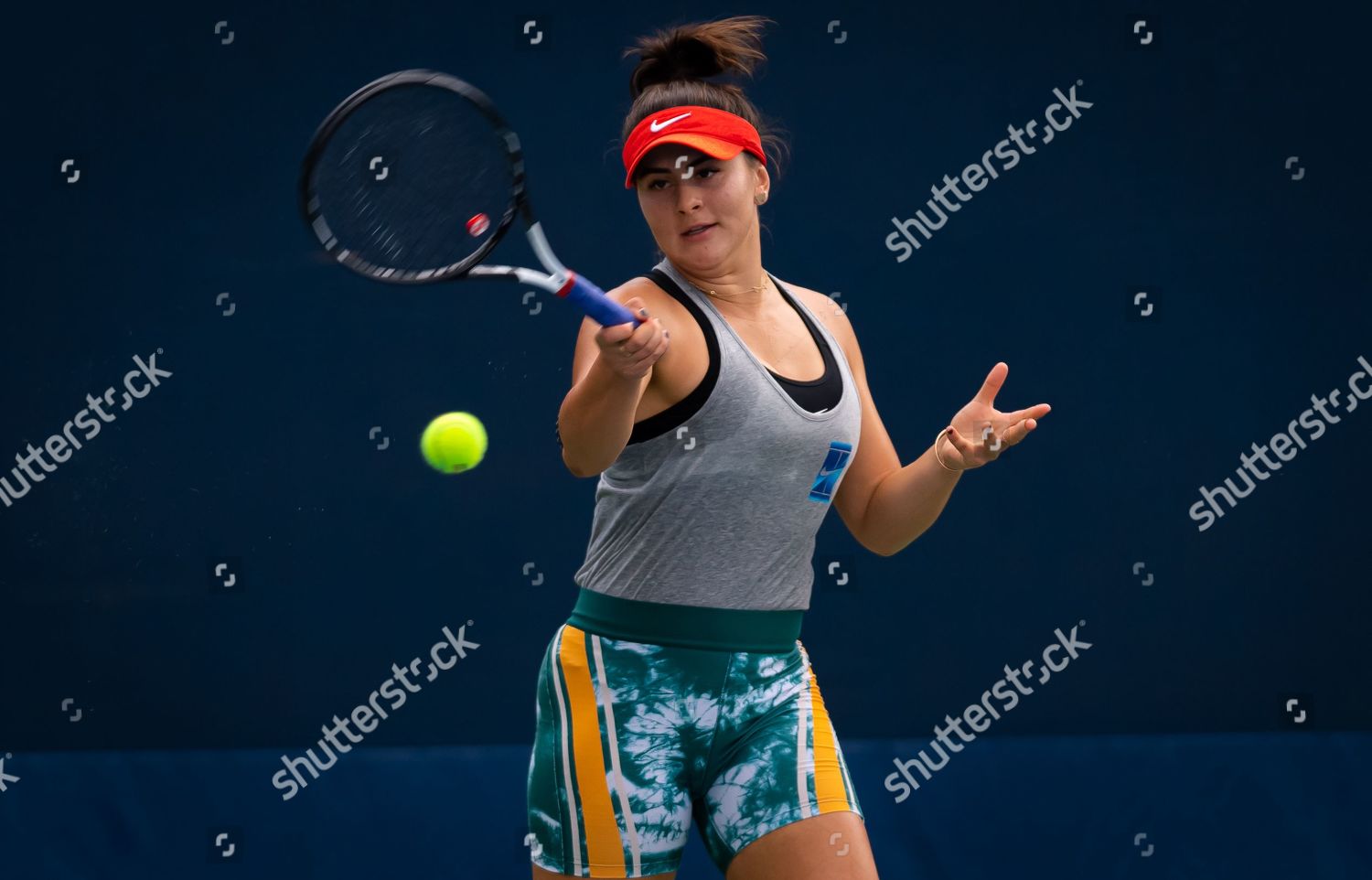 Bianca Andreescu Canada During Practice Editorial Stock Photo - Stock ...