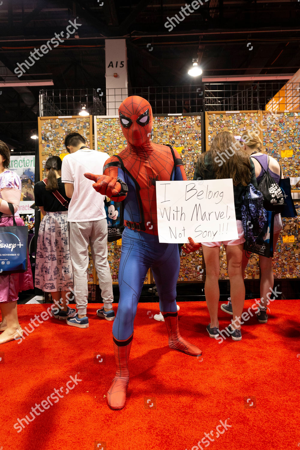 Attendee Dresses Spiderman During D23 Expo Editorial Stock Photo - Stock  Image | Shutterstock