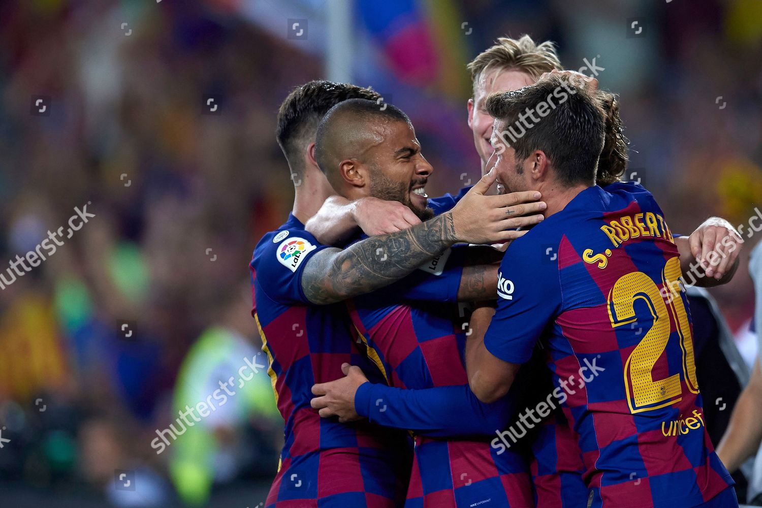 Antoine Griezmann Barcelona celebrates after scoring his Antoine Griezmann Barcelona celebrates after scoring his