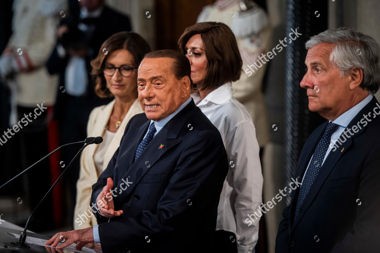 Silvio Berlusconi Anna Maria Bernini Antonio Editorial Stock Photo ...
