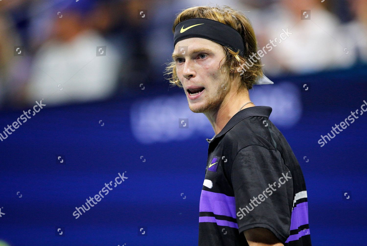 Andrey Rublev Russia Frustrated Editorial Stock Photo - Stock Image ...