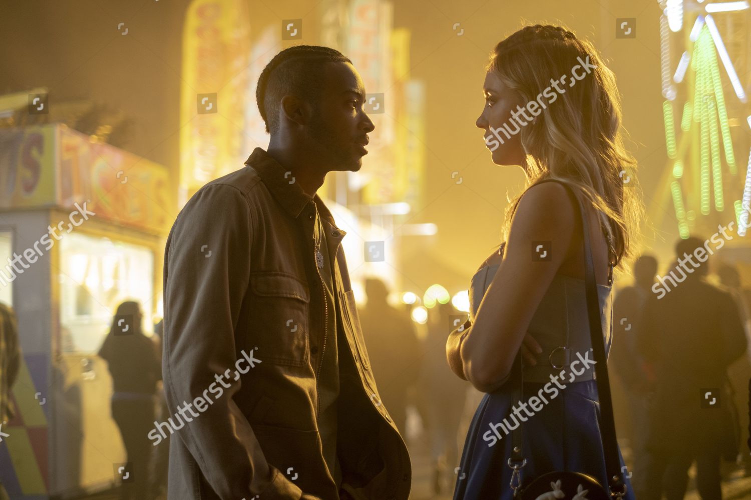 Algee Smith Chris Mckay Sydney Sweeney Editorial Stock Photo - Stock