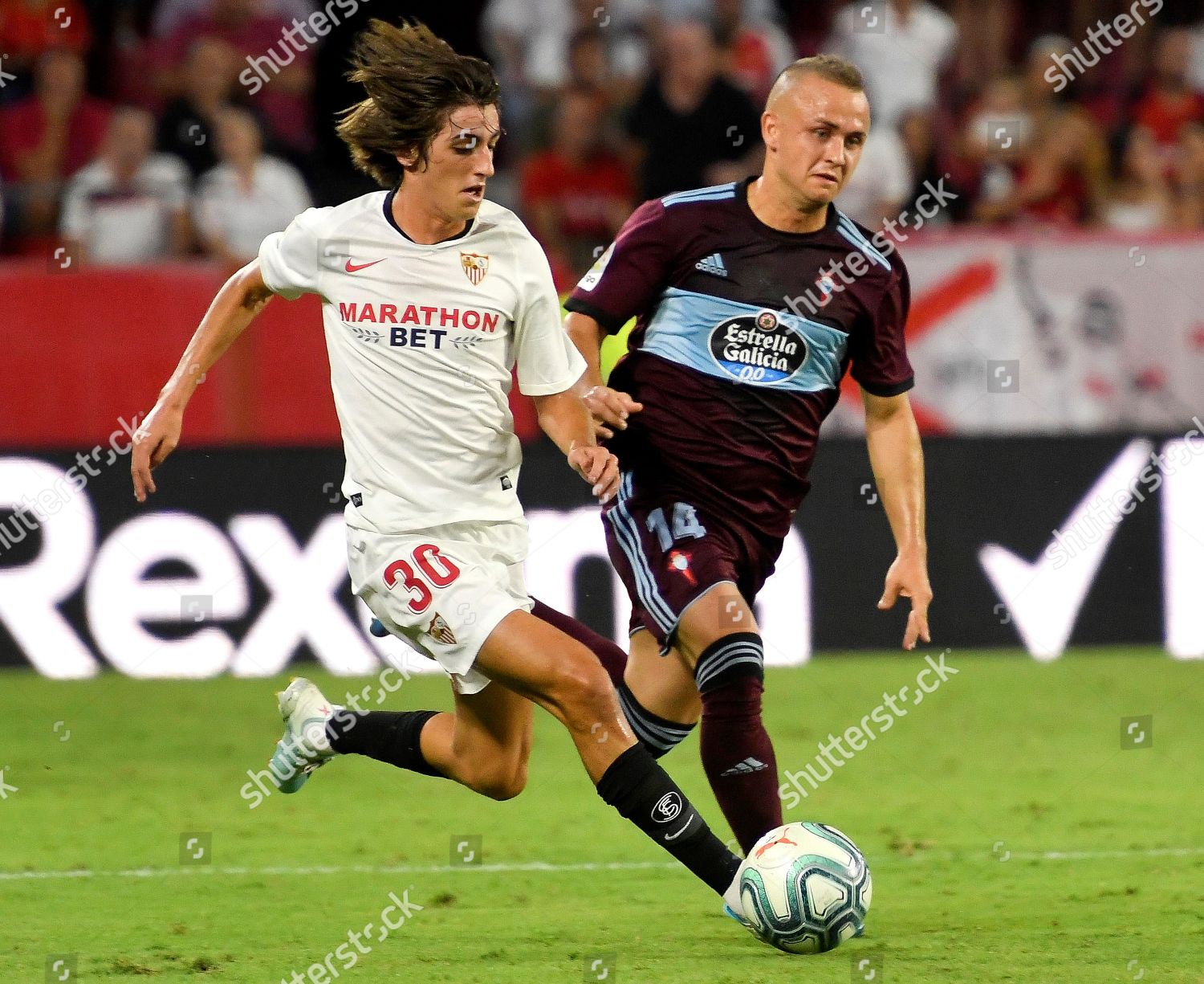 Sevilla Fcs Bryan L Action Against Celta Editorial Stock Photo Stock Image Shutterstock