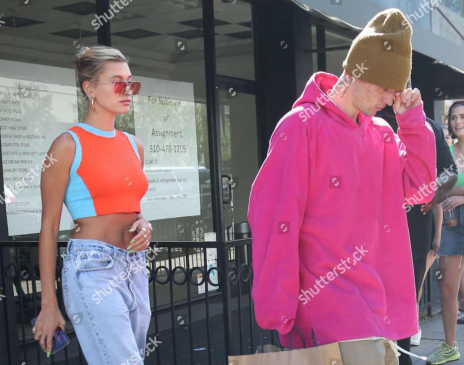 Hailey Bieber Leaving Dance Class Editorial Stock Photo - Stock