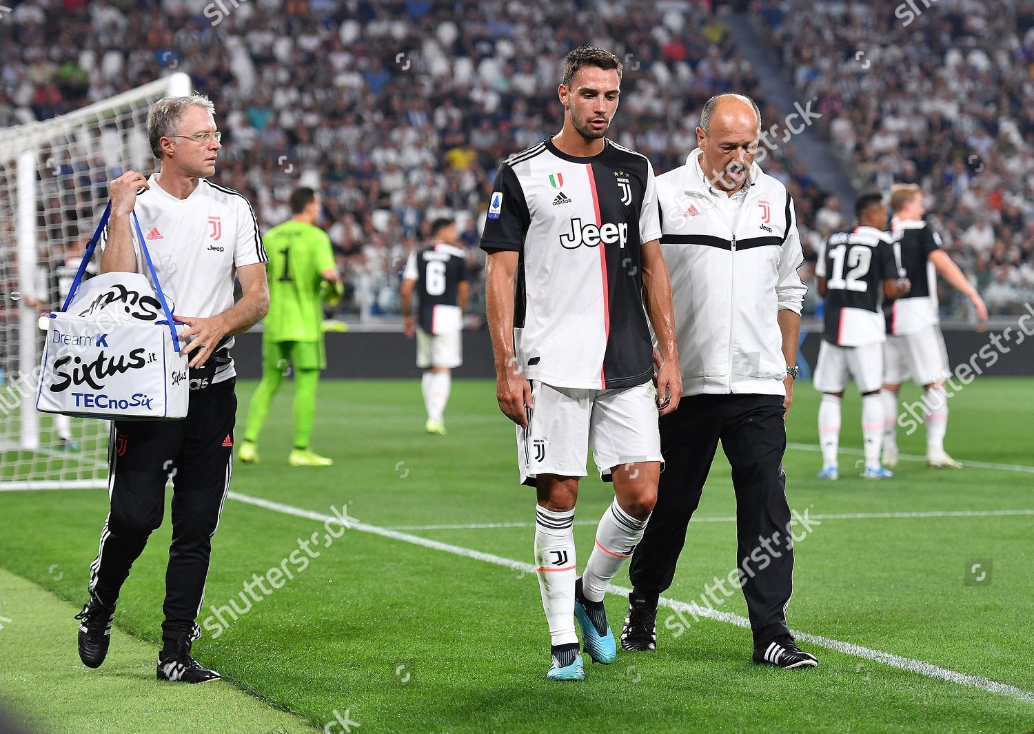 Juventus Mattia De Sciglio C Leaves Pitch Editorial Stock