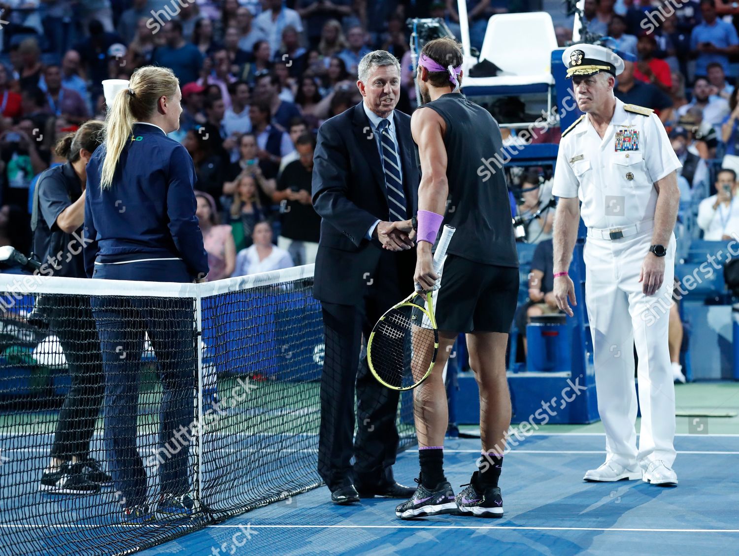 Lr Chair Umpire Joe Hunt Rafael Nadal Editorial Stock Photo