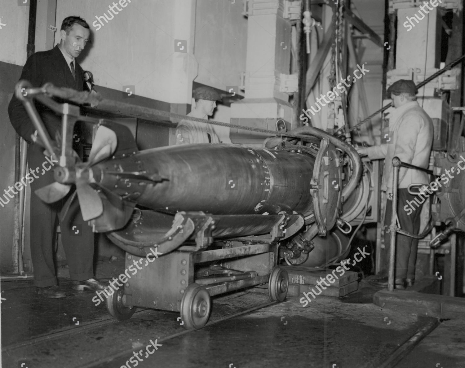 Wwii Britain Munitions Torpedoes Picture Taken Editorial Stock Photo ...