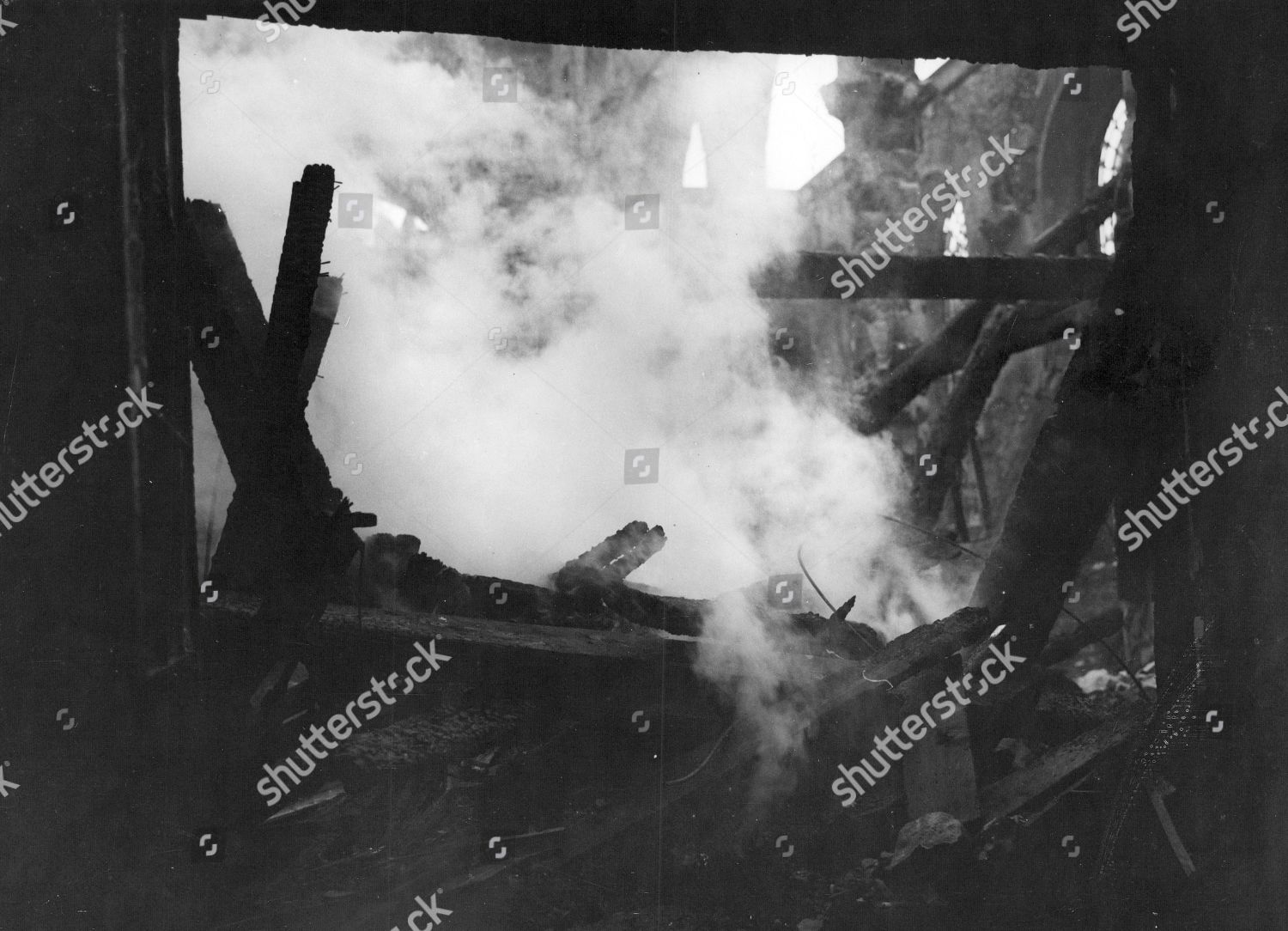 Wwii Britain Air Raids London Blitz Editorial Stock Photo - Stock Image ...