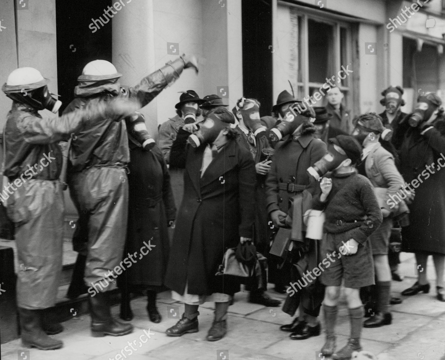 Wwii Britain Arp Air Raid Precaution Editorial Stock Photo - Stock ...