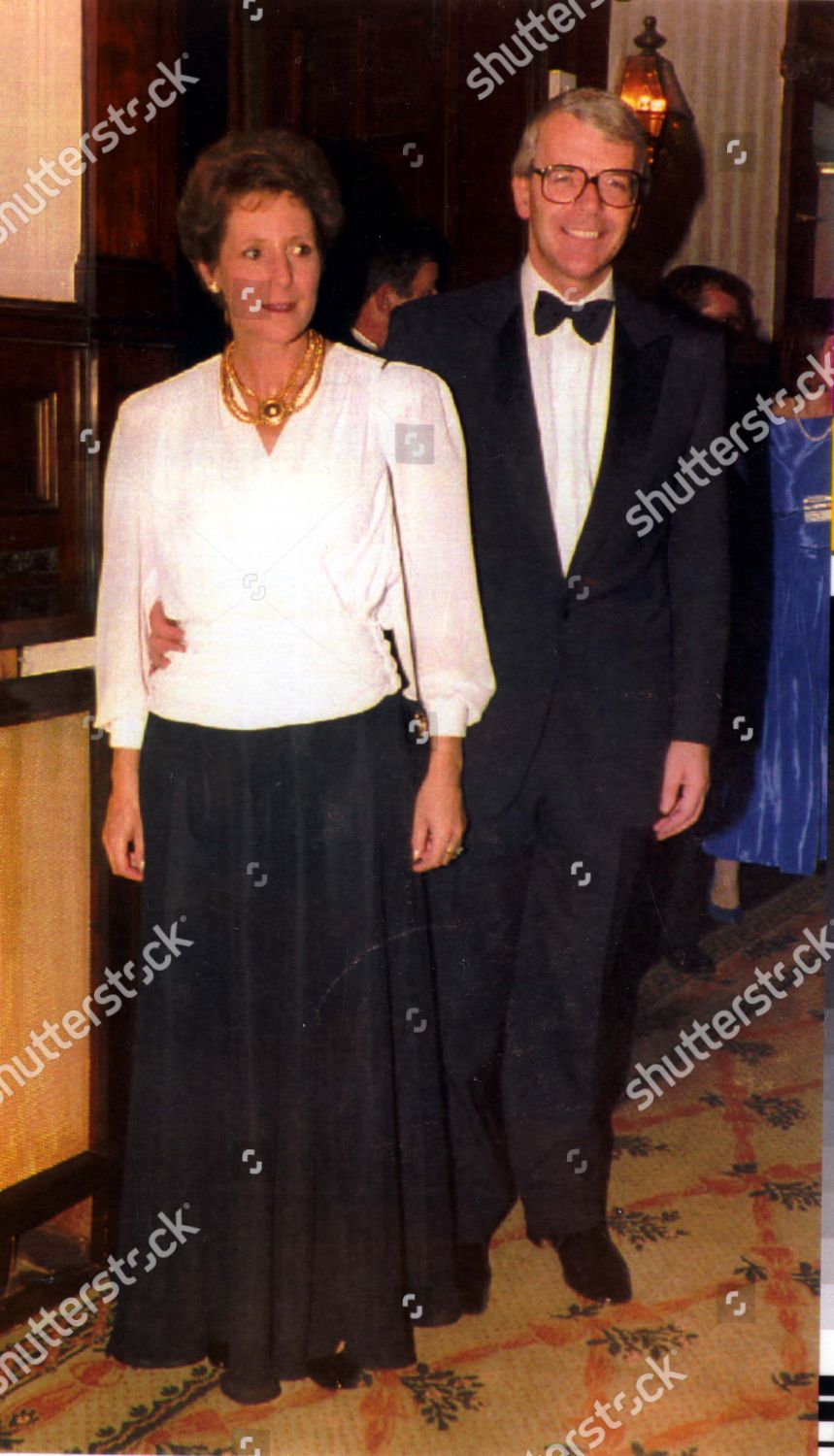 John Major Norma Major 1991 John Editorial Stock Photo Stock Image