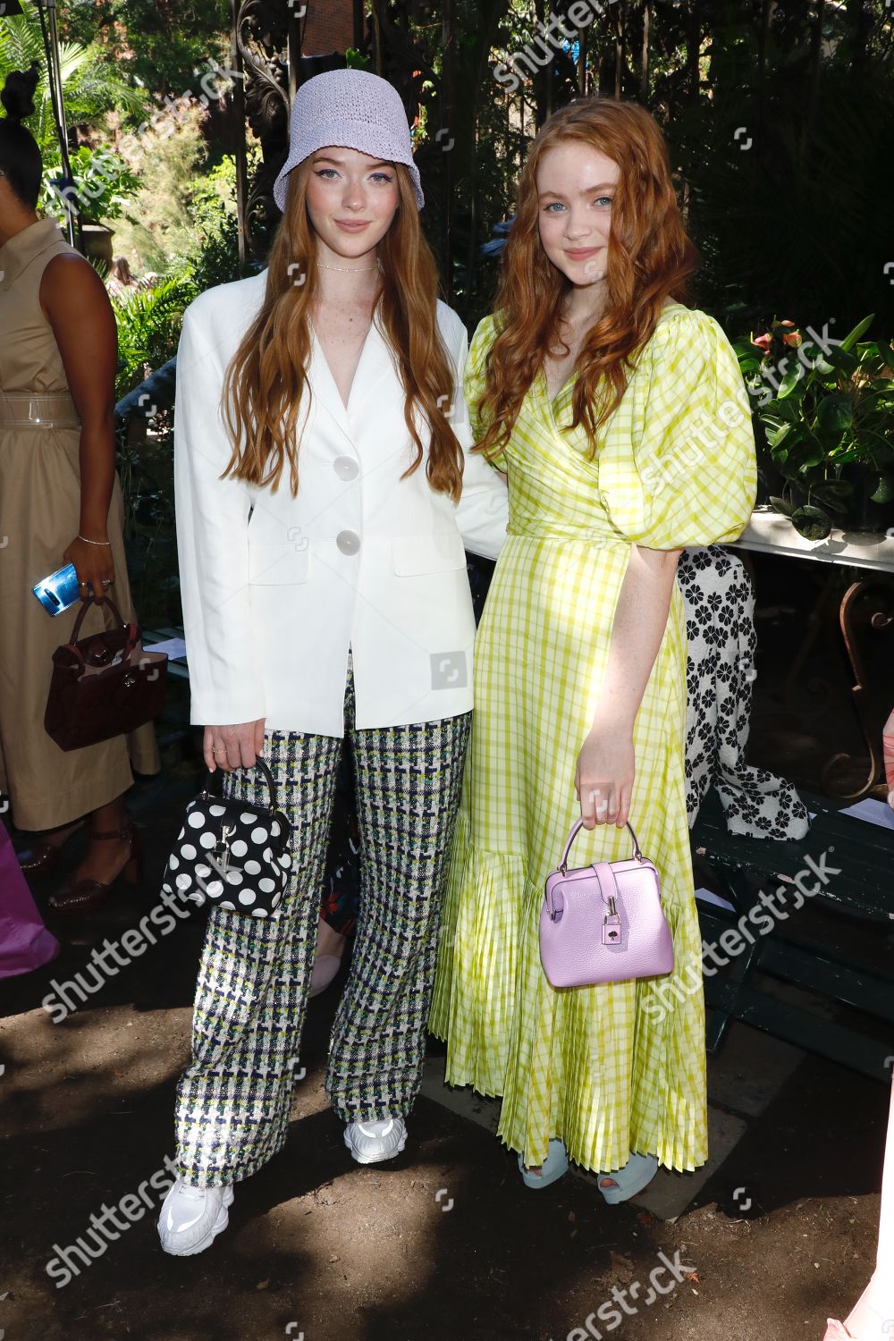 Larsen Thompson Sadie Sink Front Row Editorial Stock Photo - Stock