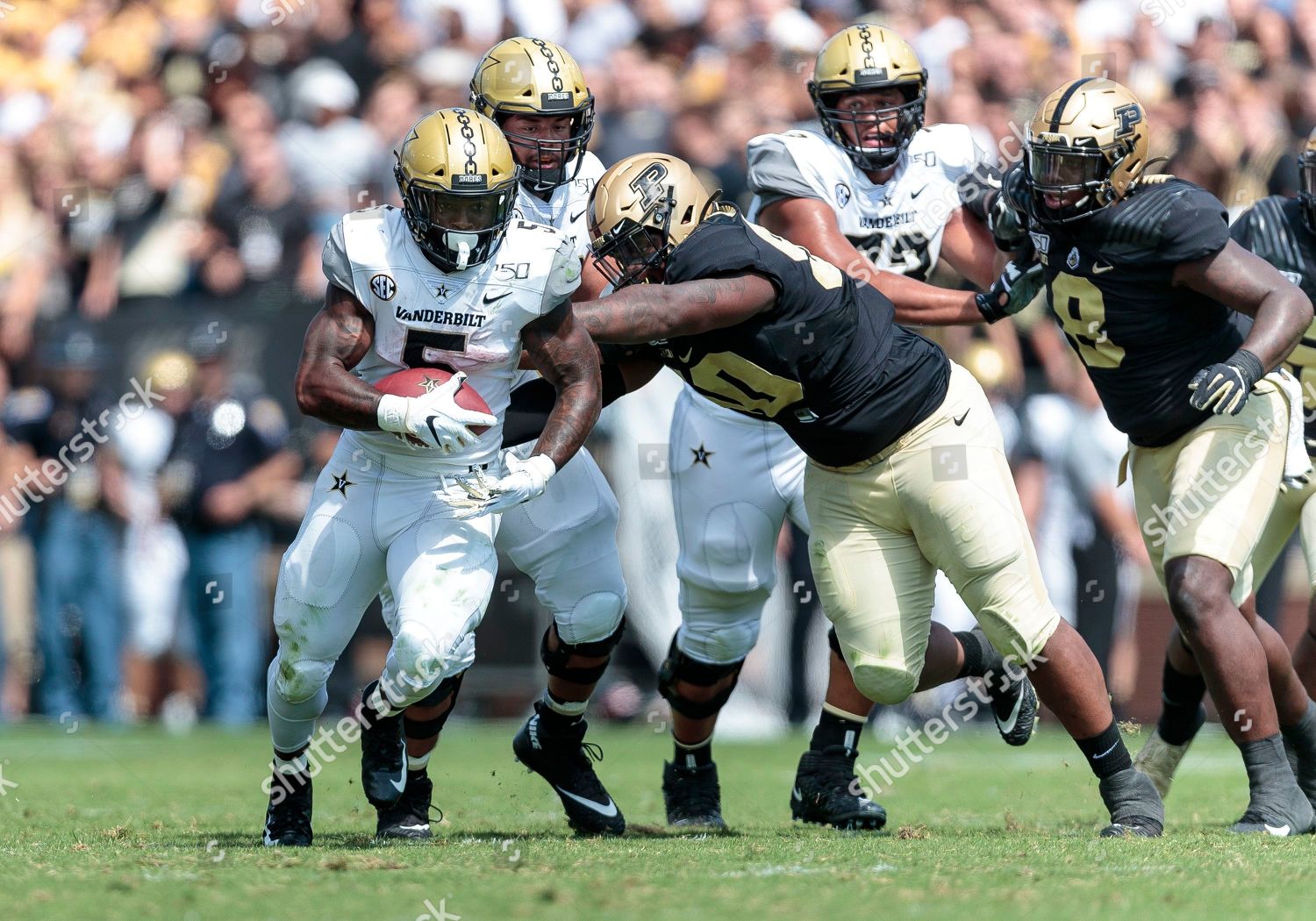 Former Vanderbilt football running back Ke'Shawn Vaughn in photos