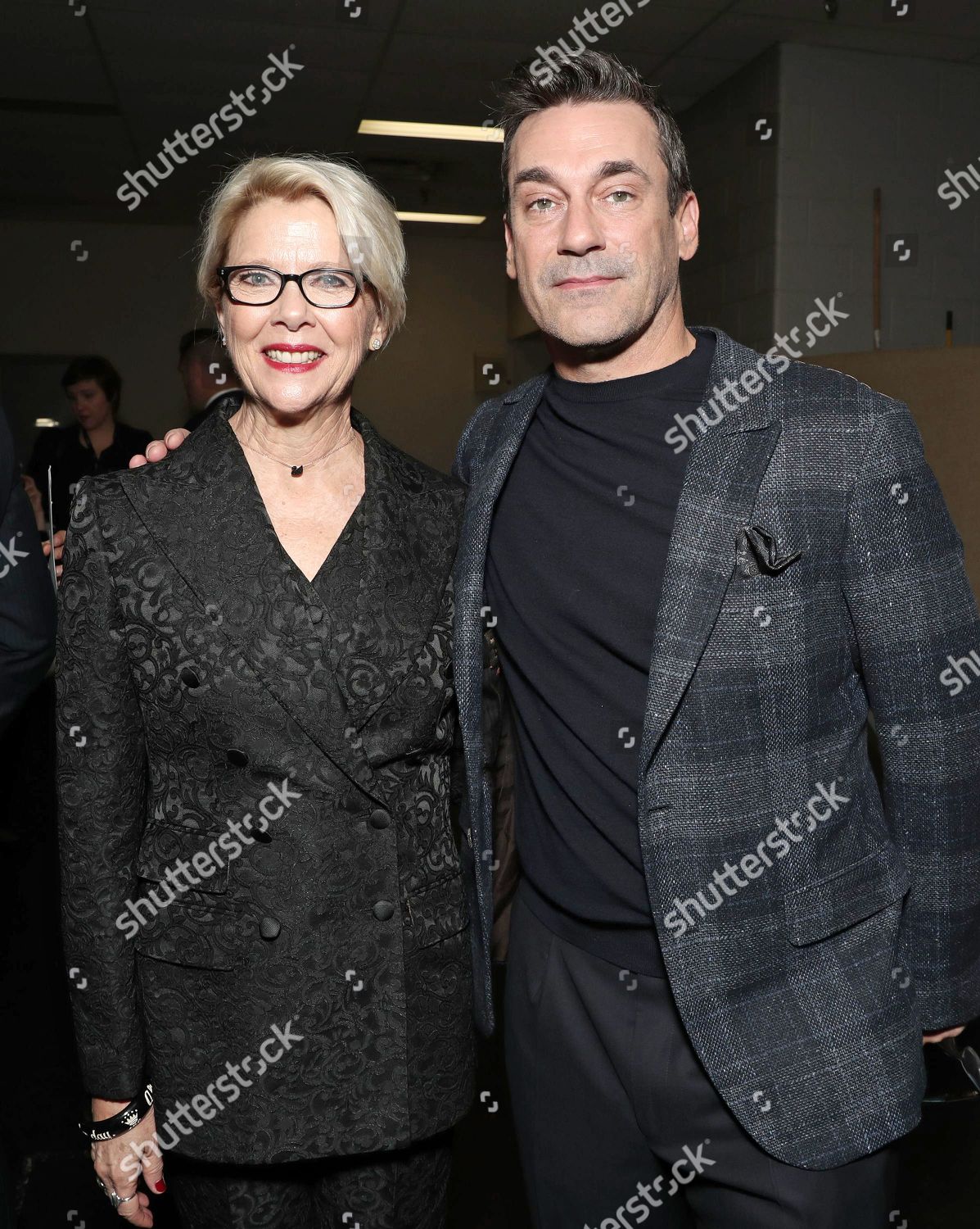 Annette Bening Jon Hamm Pose Backstage Editorial Stock Photo - Stock ...