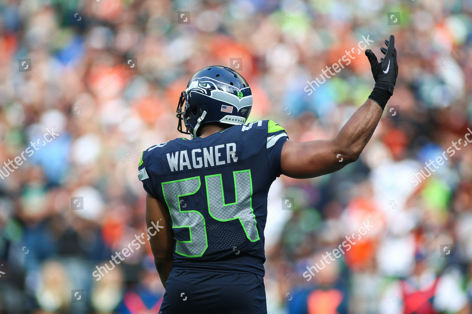 Seattle Seahawks Linebacker Bobby Wagner 54 Editorial Stock Photo - Stock  Image