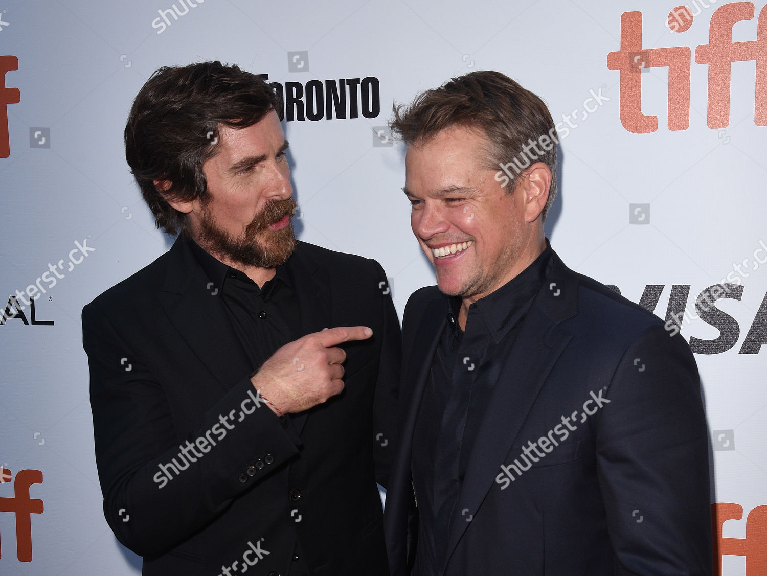 Christian Bale Matt Damon Editorial Stock Photo - Stock Image ...