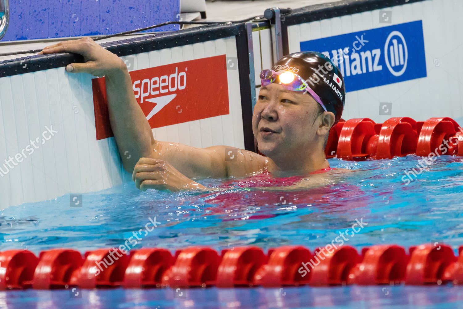 MAYUMI NARITA JAPAN AFTER COMPETING WOMEN'S Editorial Stock Photo