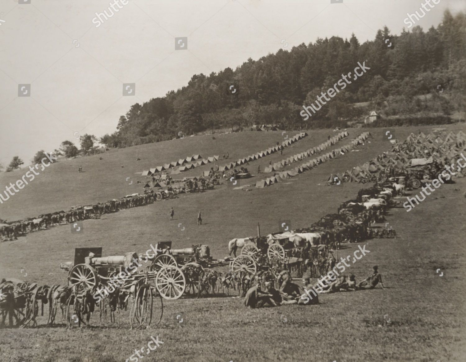 Third Battalion 13th Regiment Heavy Field Editorial Stock Photo Stock