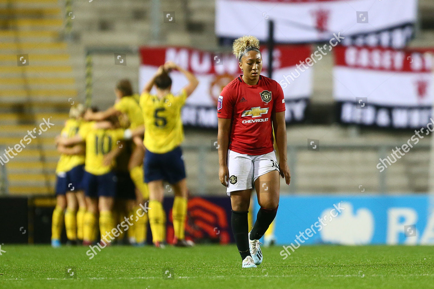 Lauren James Manchester United Dejected Arsenal Celebrate Redaktionelles Stockfoto Stockbild Shutterstock